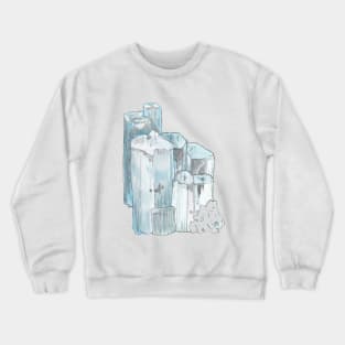 Aquamarine Crystal Crewneck Sweatshirt